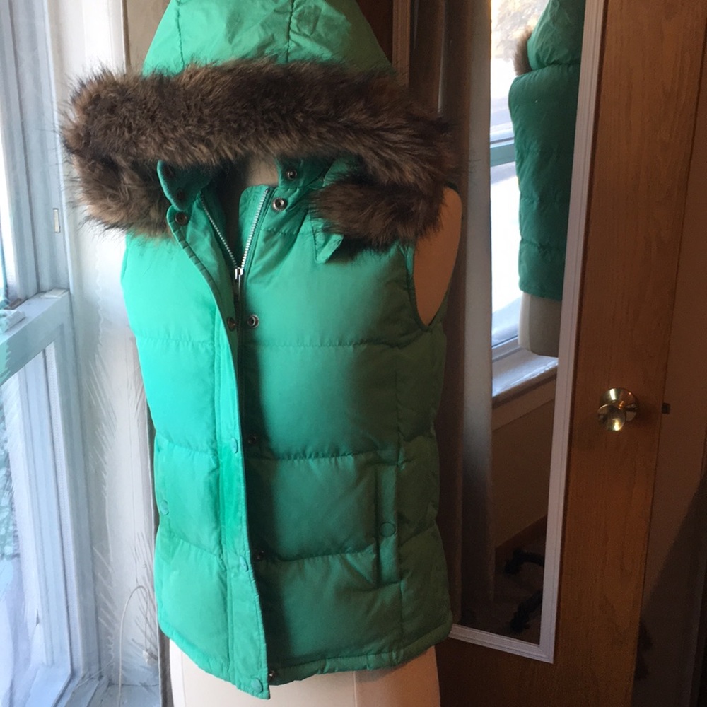 Mint Gap Puffer Vest